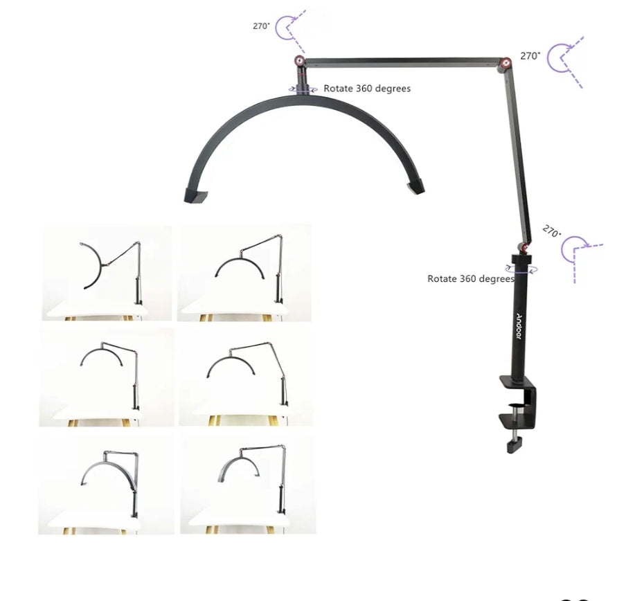 Pametna kozmetička lampa Moon Light HD-M3X